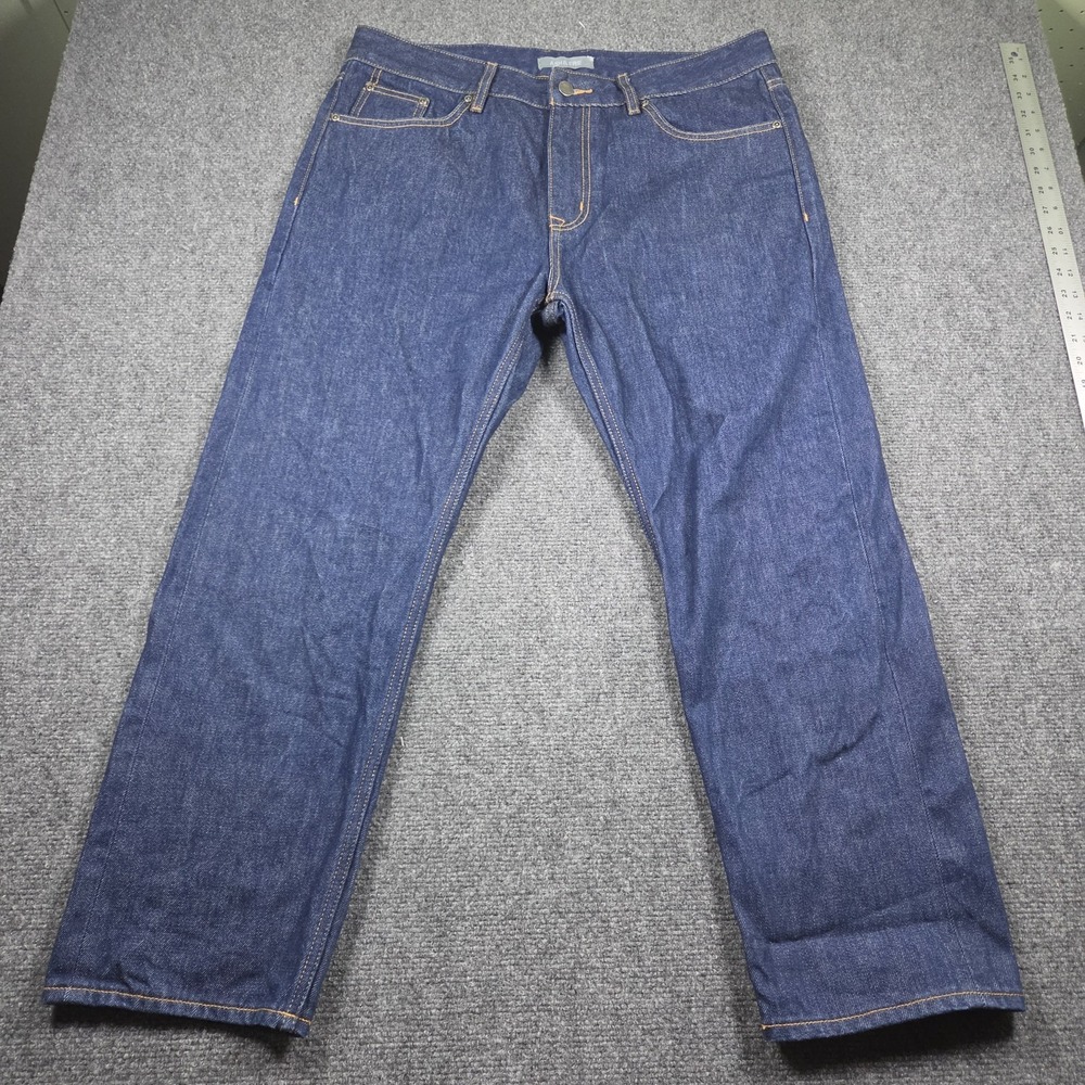 Ash & Erie Cotton Stretch Blue Jeans Men's Size 34x26